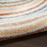 nourison astra machine washable asw08 ivory multicolor rug