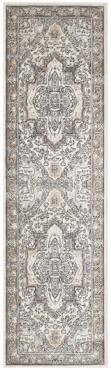 nourison quarry qua18 ivory grey taupe rug