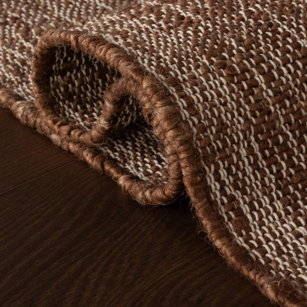 dash albert tavira da2512 brown woven flatwoven jute rug