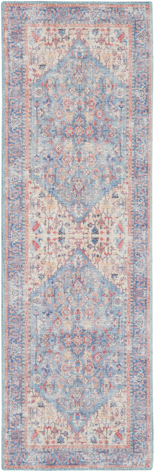 nourison new concept washables sr104 blue multicolor rug