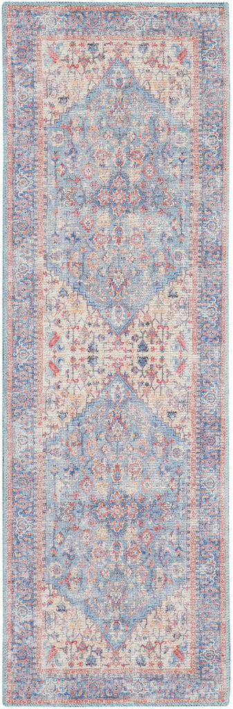 nourison new concept washables sr104 blue multicolor rug