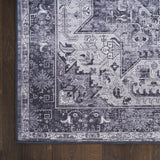 nourison nourison washables nwb15 charcoal grey rug