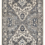 nourison quarry qua18 ivory navy rug
