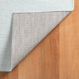 dash albert herringbone da2040 swedish blue rug