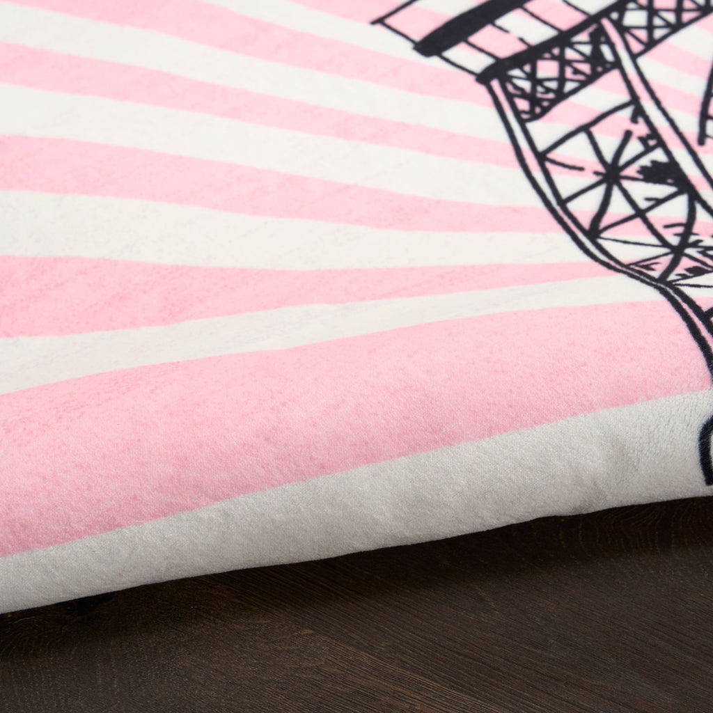 nourison imagination ima17 pink rug