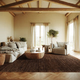dash albert oklahoma da2368 brown woven flatwoven jute rug