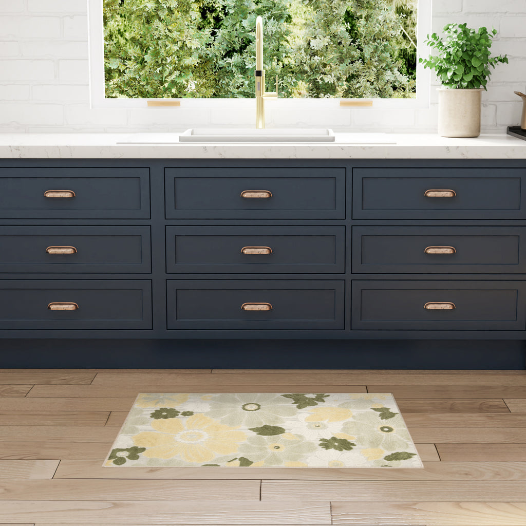 nourison aloha alh42 ivory green rug