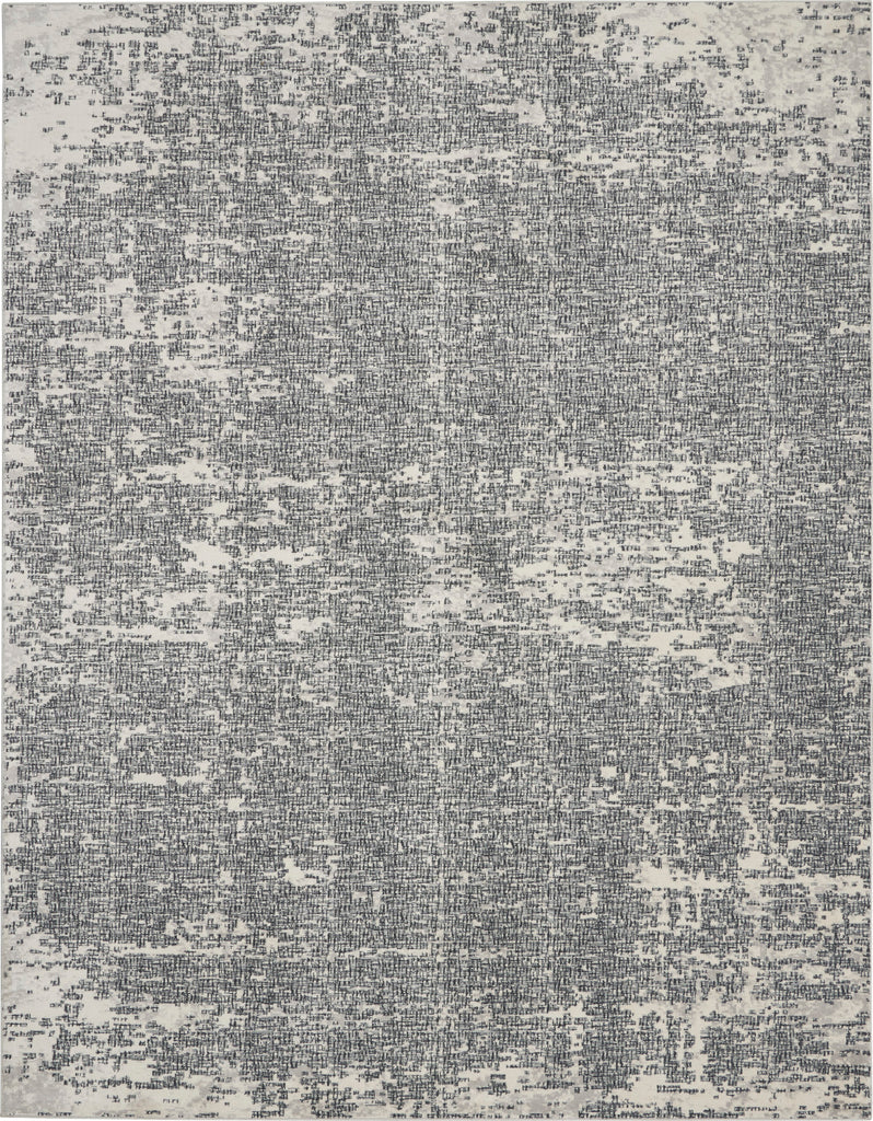 nourison ck970 vapor ck971 ivory black rug