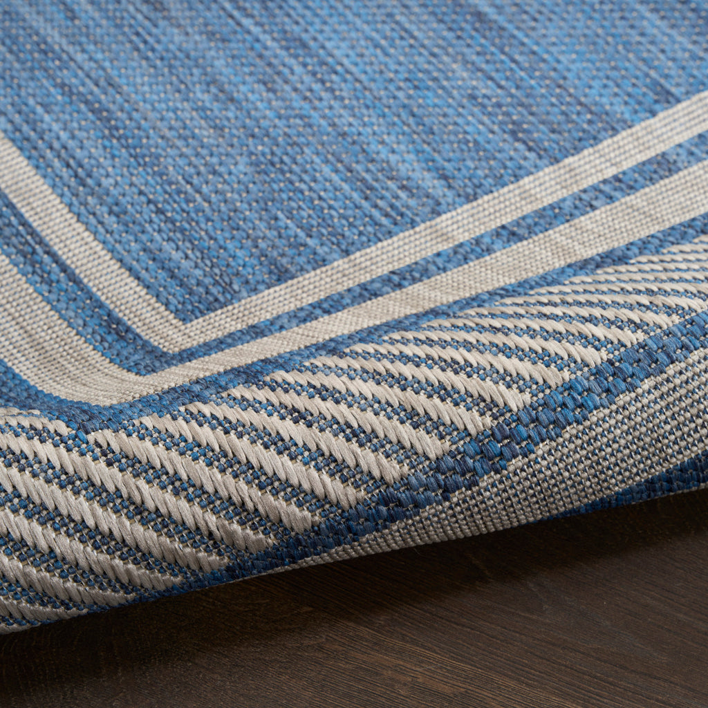 nourison horizon indoor outdoor hoz03 denim rug