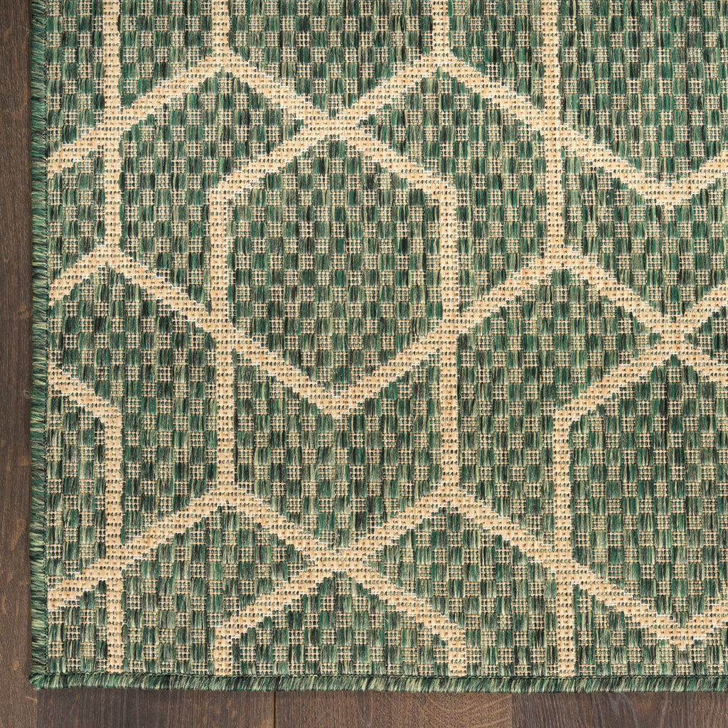 nourison horizon indoor outdoor hoz01 green rug