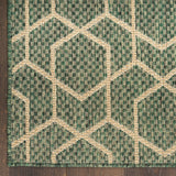 nourison horizon indoor outdoor hoz01 green rug
