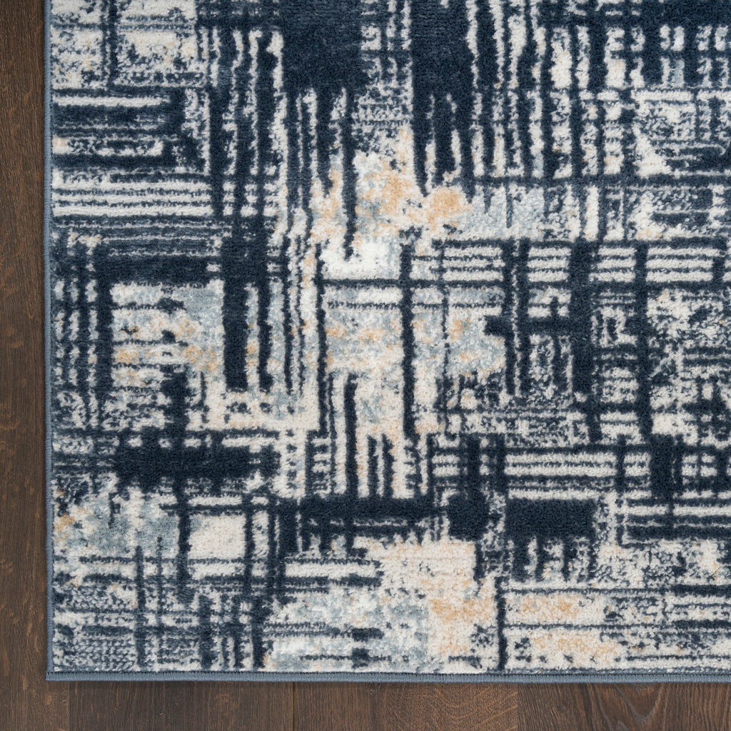 nourison dekor dek11 slate rug