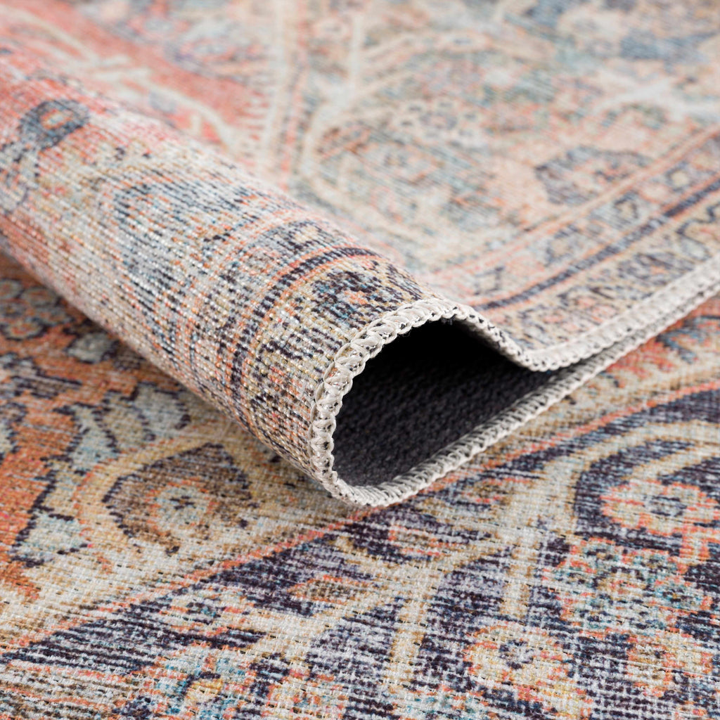Hauteloom Konstantina HGEBKONSTA1 Peach Machine Made Rug