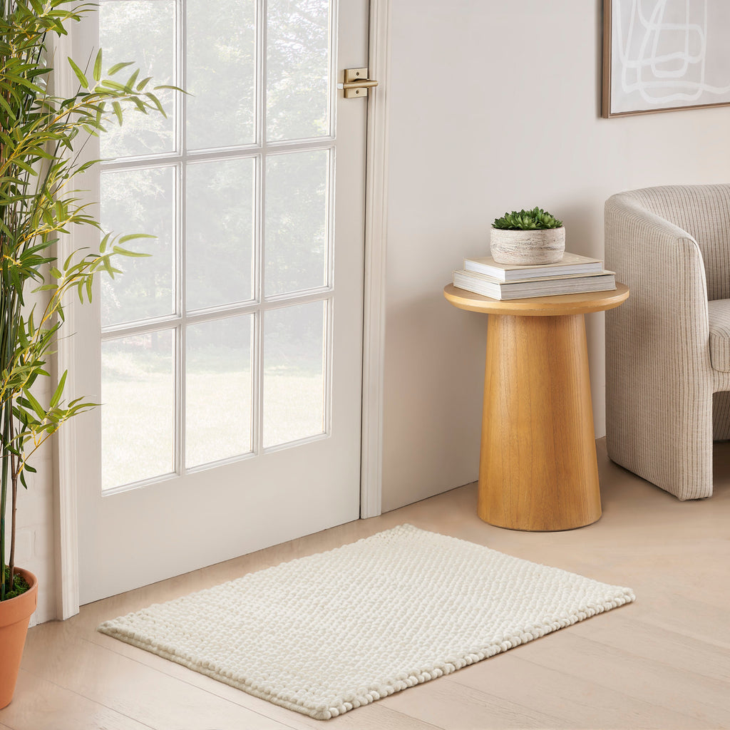 nourison pure knots knt01 ivory rug