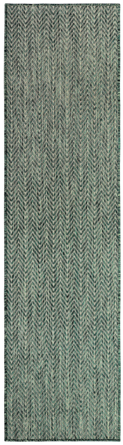 nourison horizon indoor outdoor hoz02 green rug