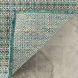 dash albert performance outdoor 200gbcb124d teal machine made polypropylene rug