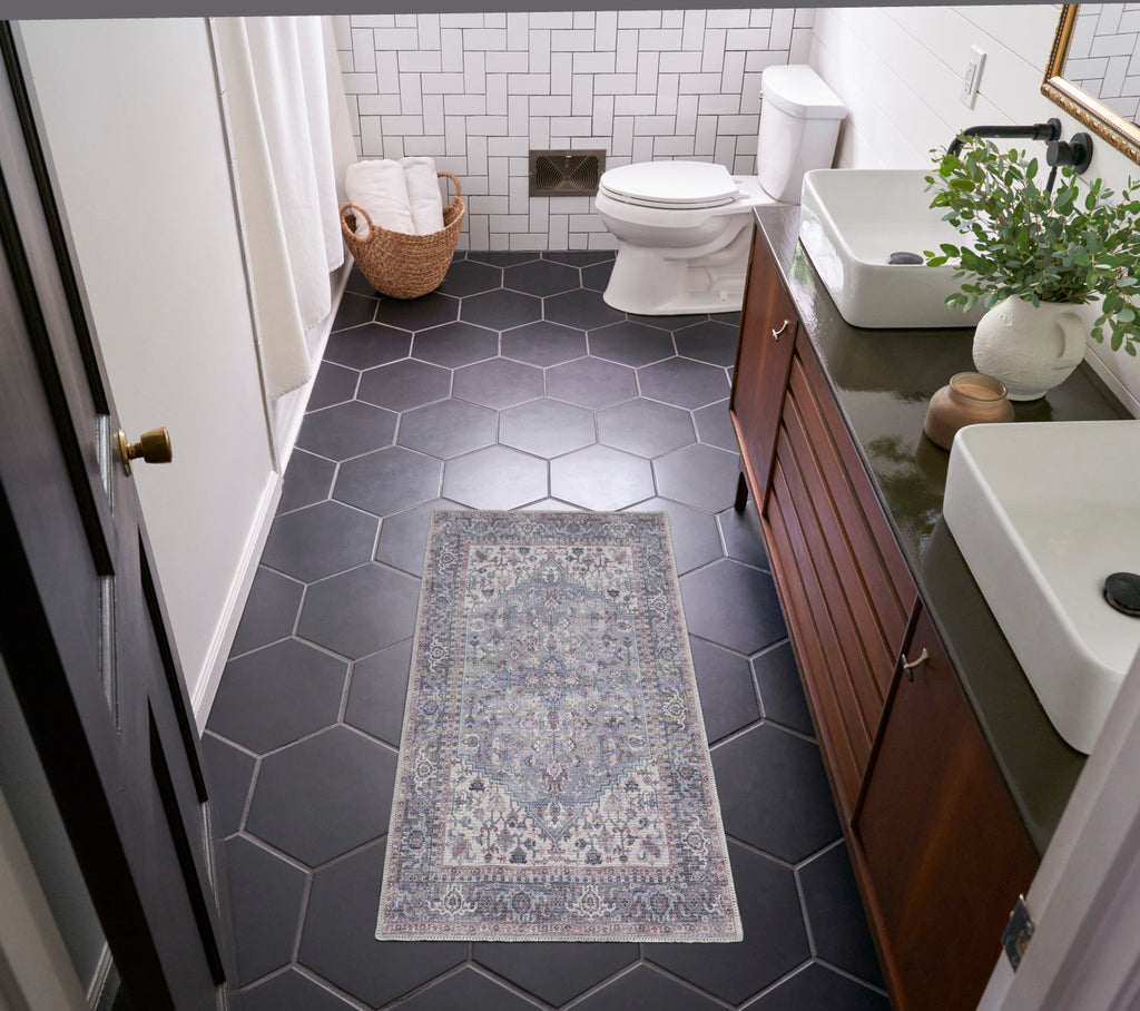 nourison new concept washables sr104 grey rug