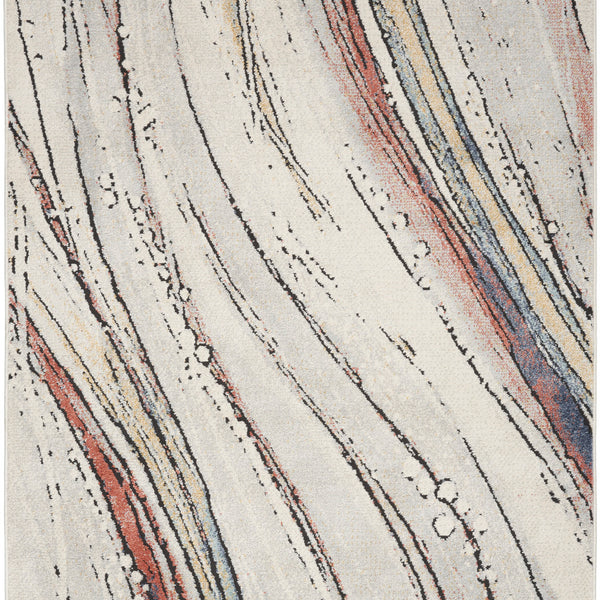 nourison motion mtt01 ivory multicolor rug