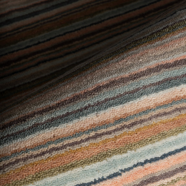 dash albert brindle stripe da2499 clay loom knotted wool rug