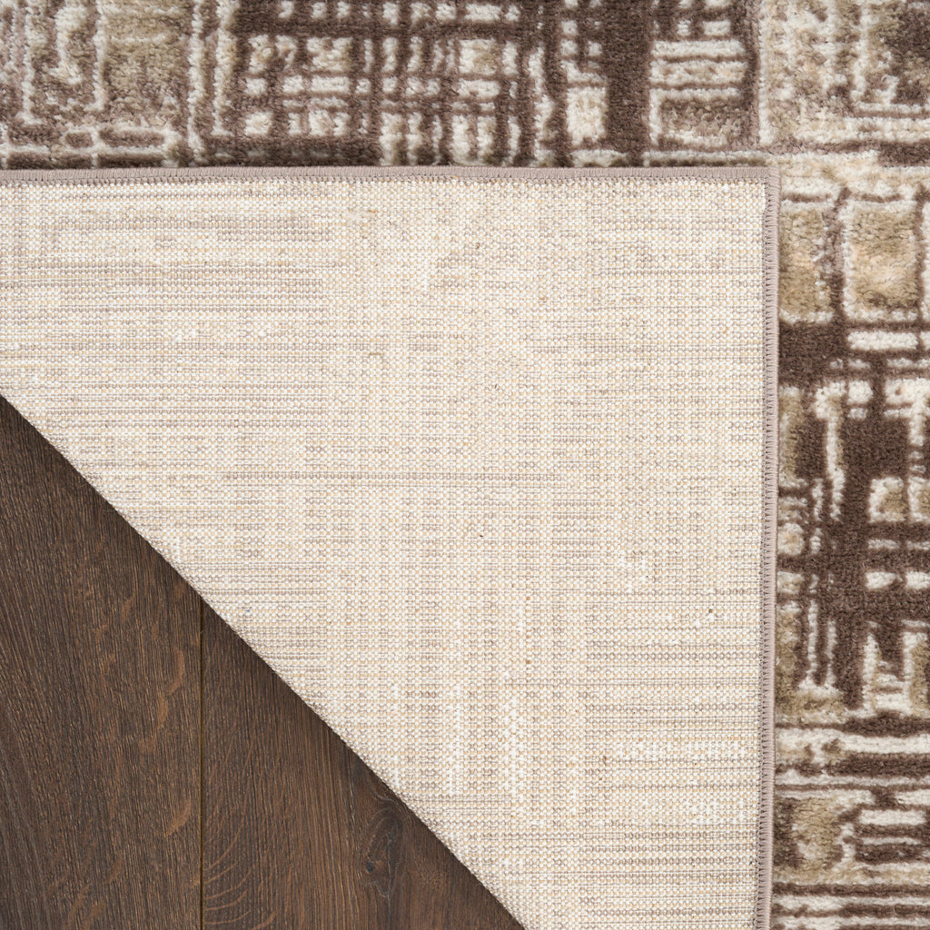 nourison dekor dek11 brown rug