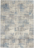 nourison solace sla03 ivory grey blue rug