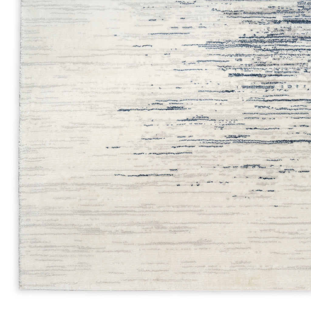 nourison grand street grn04 ivory blue rug