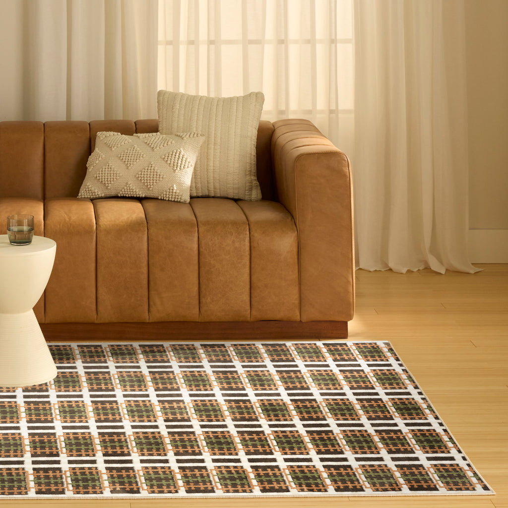 nourison nordic nrc08 charcoal multicolor rug