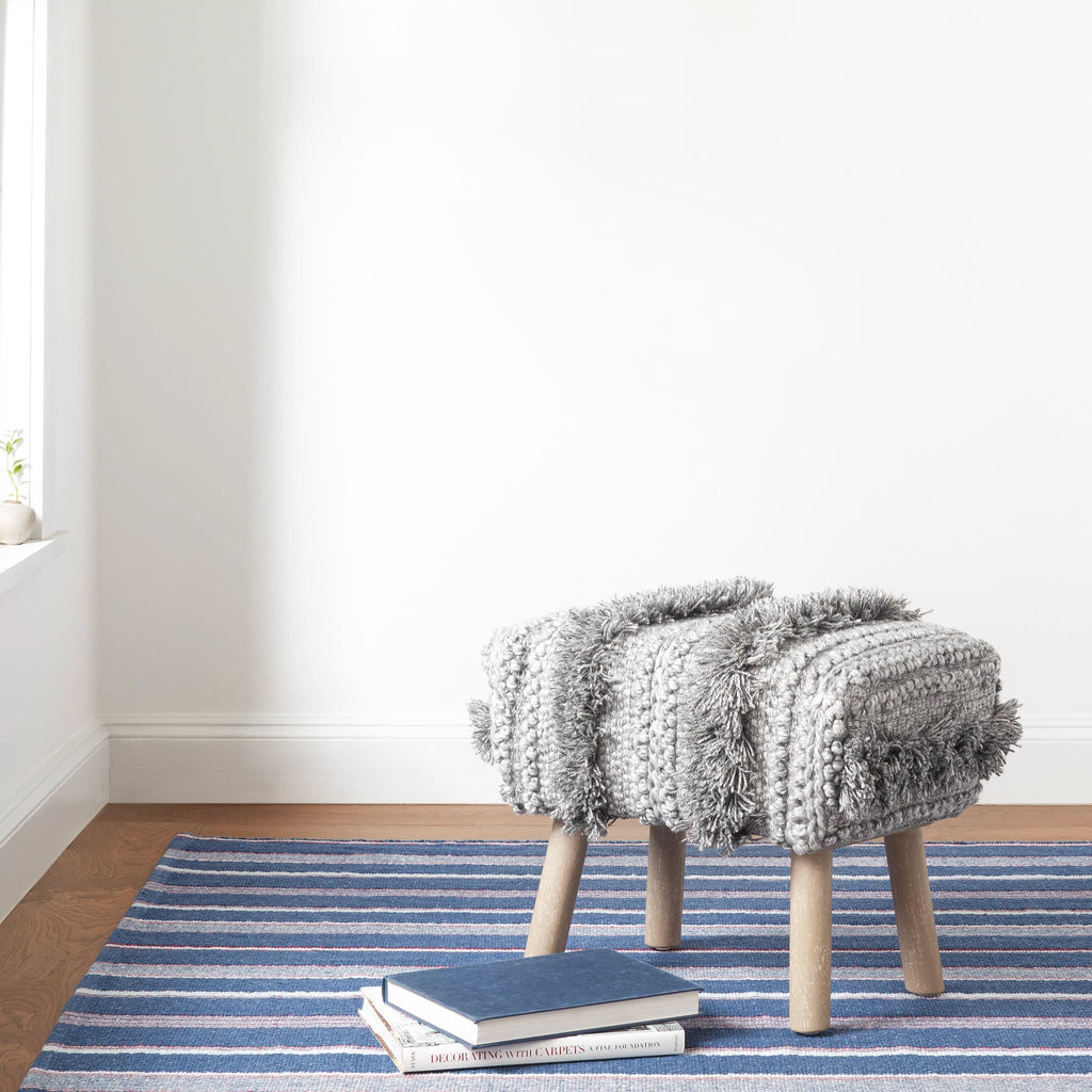 dash albert camden stripe da1957 denim rug