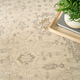 nourison moonlit mli01 ivory grey rug