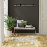 nourison dekor dek03 ivory brown rug