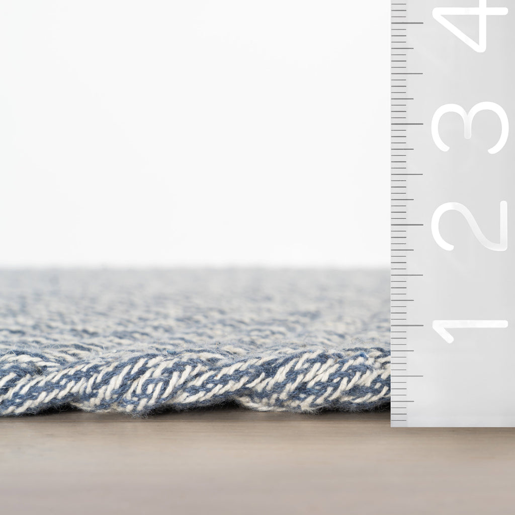 dash albert bridges da2509 navy woven flatwoven cotton rug