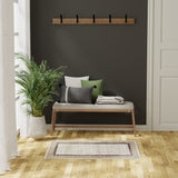 nourison dekor dek06 ivory brown rug