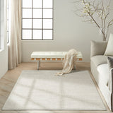 nourison ck079 notes not02 silver ivory rug