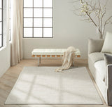 nourison ck079 notes not02 silver ivory rug