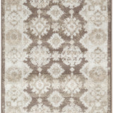 nourison dekor dek02 ivory brown rug