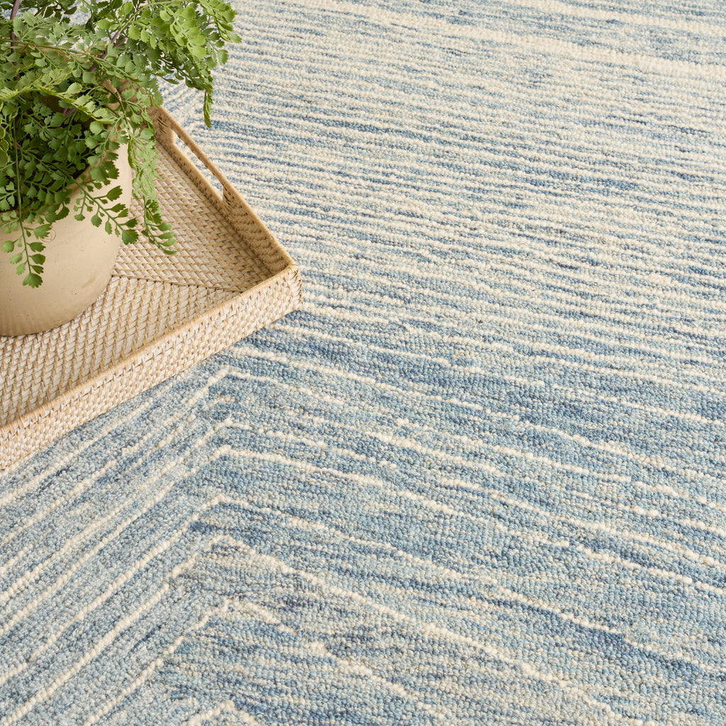 nourison pure angles ang01 ivory blue rug