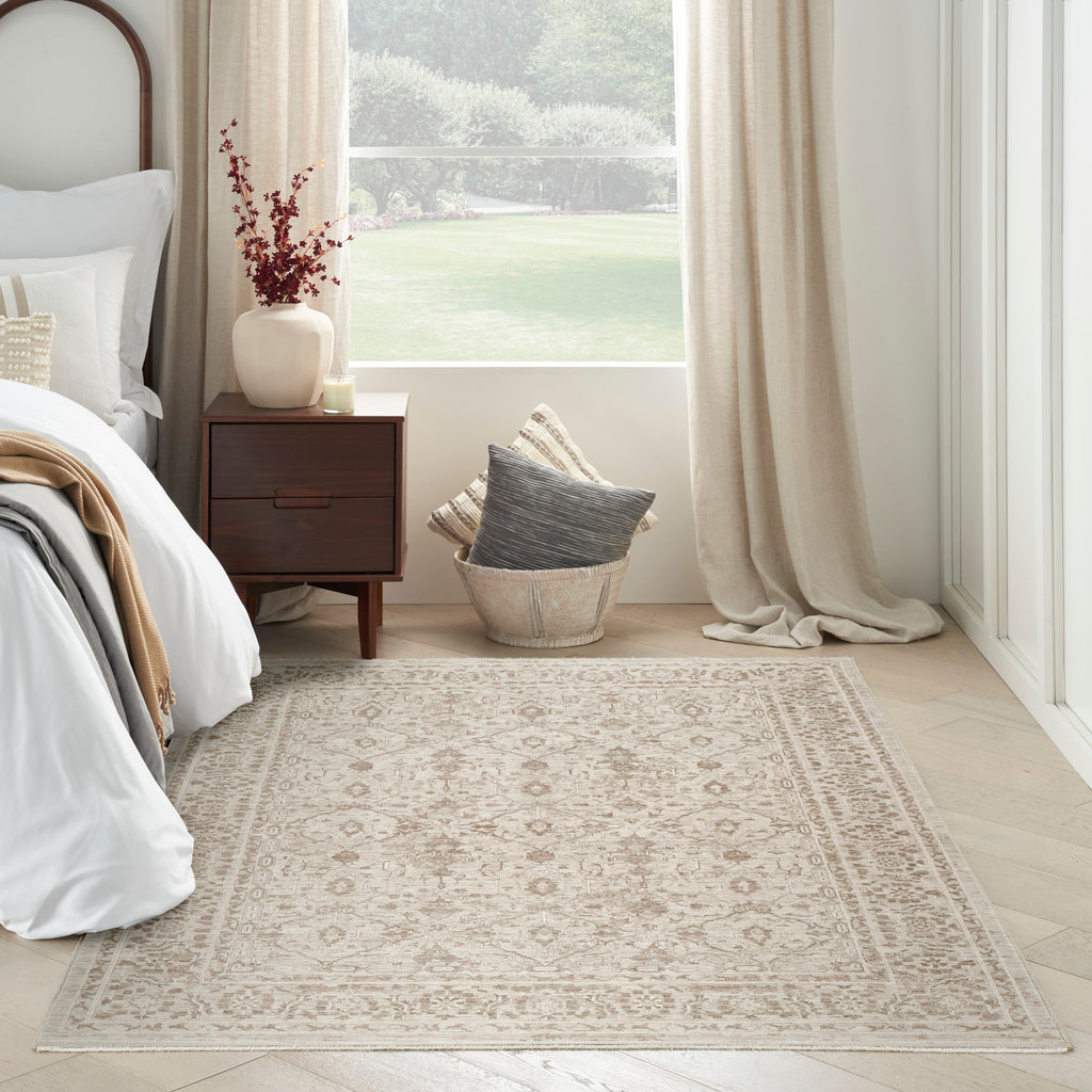 nourison shadows shw05 ivory grey rug