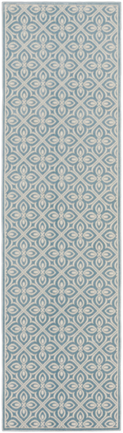 nourison washable charm wch03 blue ivory rug