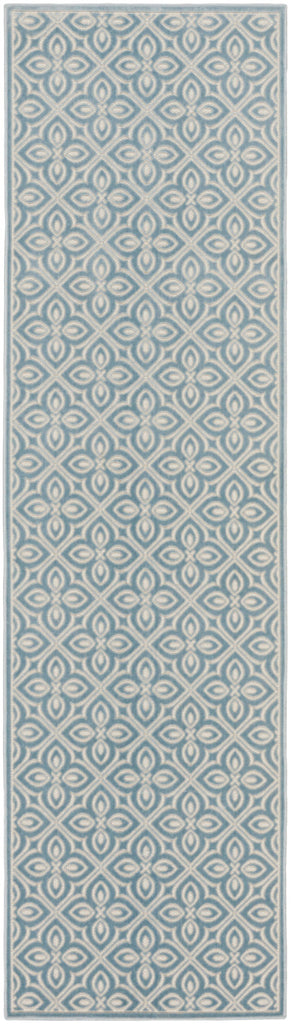 nourison washable charm wch03 blue ivory rug