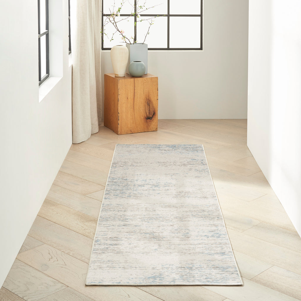 nourison ck029 captivating cvt01 cream blue rug