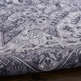 nourison nourison washables nwb15 charcoal grey rug
