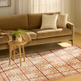 nourison nordic nrc06 rust rug