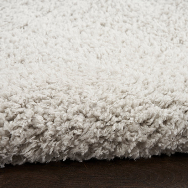 nourison modern shag mmd02 silver rug