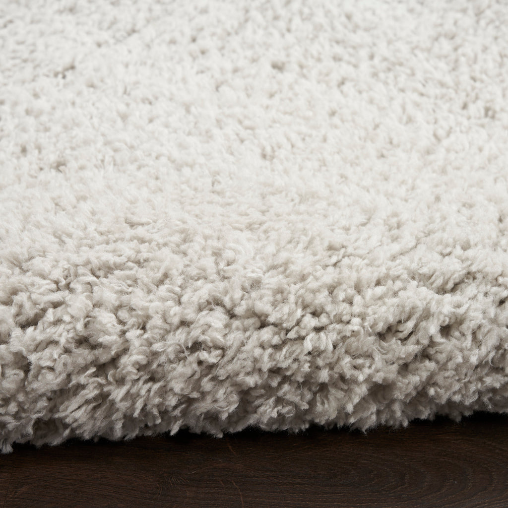 nourison modern shag mmd02 silver rug