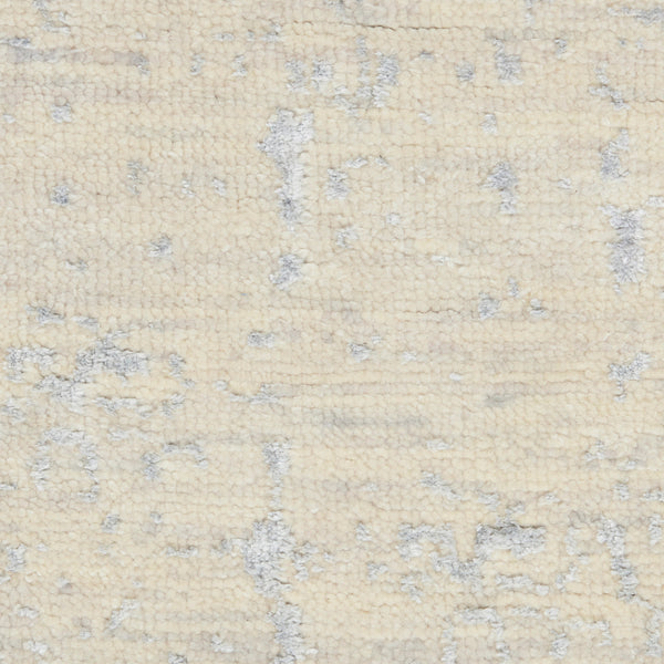 nourison luna lun01 ivory silver blue rug