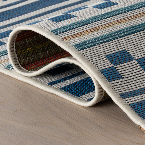 dash albert capri da2437 blue woven flatwoven polypropylene rug