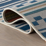dash albert capri da2437 blue woven flatwoven polypropylene rug
