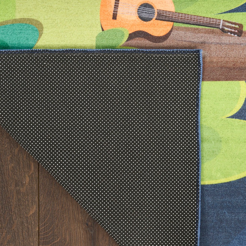 nourison imagination ima13 navy multicolor rug