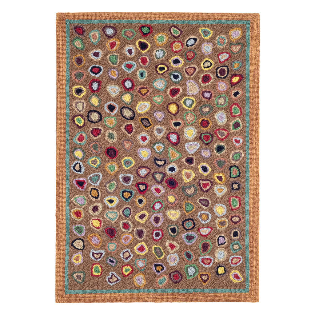 dash albert cats paw rda014 brown rug