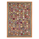 dash albert cats paw rda014 brown rug